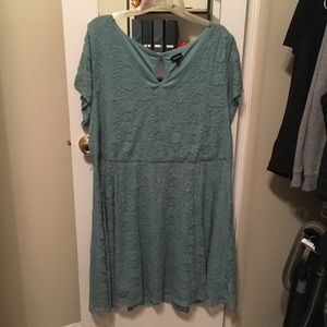 Torrid Blue Lace Dress Size 4